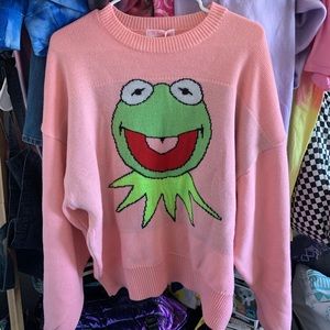 DOLLS KILL LSB X Muppets Kermit Big Knit **DEADSTOCK